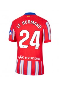 Fotbalové Dres Atletico Madrid Robin Le Normand #24 Domácí Oblečení 2024-25 Krátký Rukáv